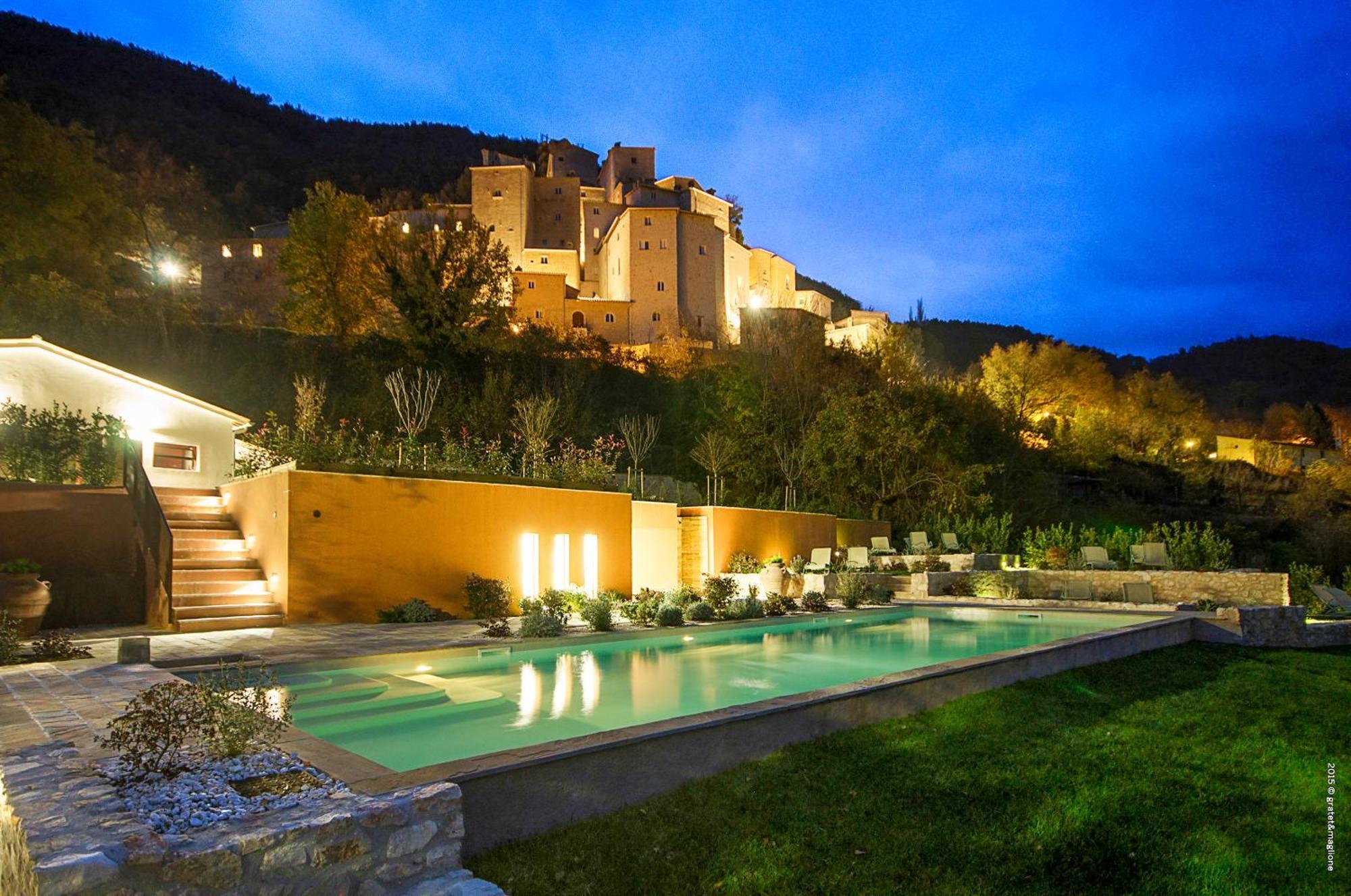 Castello Di Postignano Relais Hotel Sellano Exterior photo